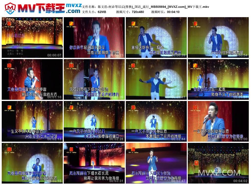 陈文浩-何必等以后(替换)_国语_流行_MB505694